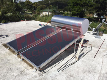 Áp lực tấm phẳng năng lượng mặt trời Máy nước nóng Blue Titanium Coating Với hợp kim nhôm Hỗ trợ