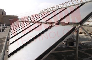 3000L Resort Solar Collector Giải pháp sưởi ấm Lớp phủ màu xanh Tấm phẳng Solar Collector