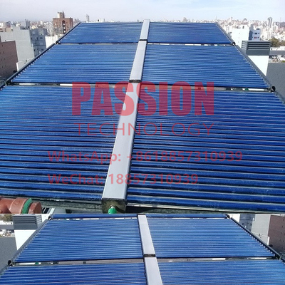 Hệ thống sưởi năng lượng mặt trời tập trung 2000L Bộ thu năng lượng mặt trời bằng thép không gỉ 304