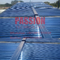 Ống thủy tinh 60 ống Bộ thu năng lượng mặt trời 5000L Máy nước nóng năng lượng mặt trời áp suất thấp