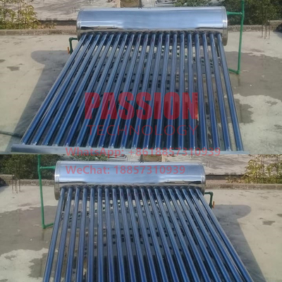 Ống chân không Bộ thu năng lượng mặt trời bằng thép không gỉ 304 Máy nước nóng năng lượng mặt trời bằng thép không gỉ