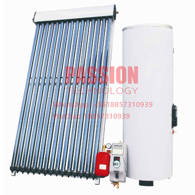 500L Split áp suất mặt trời máy sưởi nước đồng cuộn 50tubes ống dẫn nhiệt Solar thu thập